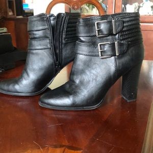 Size 9 black Express booties